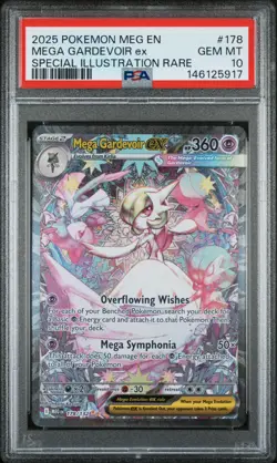 Mega Gardevoir ex #178 PSA 10 2025 Pokemon SIR Full Art Special Illustration - Image 1