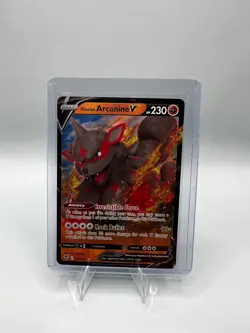 Hisuian Arcanine V 090/195 - SWSH12: Silver Tempest Pokemon TCG Holo NM - Image 1