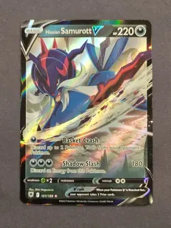 Pokemon Astral Radiance 101/189 Hisuian Samurott V - Image 1