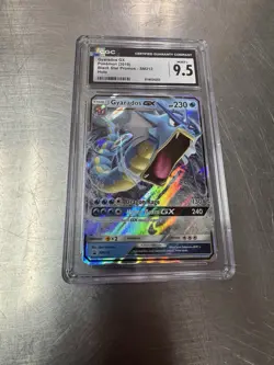 Pokemon TCG Gyarados GX SM212 Black Star Promo Holo CGC 9.5 Dragon Type - Image 1