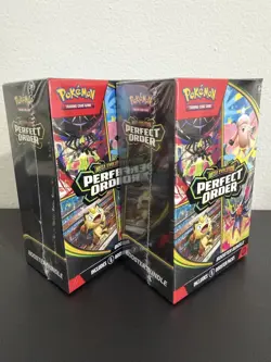 Brand New Sealed Pokemon Mega Evolution-Perfect Order Booster Bundle Lot of (2) - Image 1