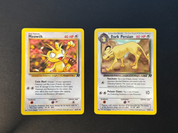 Dark Persian 42/82+Meowth Uncommon Pokemon TCG WOTC Unlimited Team Rocket NM/LP - Image 1