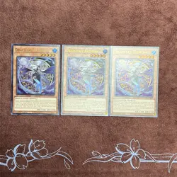 Yugioh Dracotail Faimena 1st Edition JUSH-EN002 Ultra Rare NM x 3 - Image 1