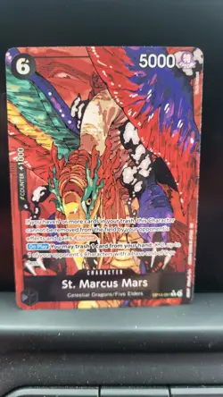 Namco One Piece St. Marcus Mars OP13-091 Carrying on His Will Special 5000 - Image 1