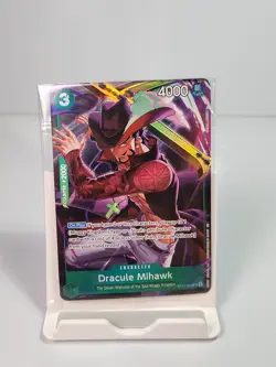 Dracule Mihawk ST12-003 Foil Illustration Box Vol 4 One Piece Promo Sealed - Image 1