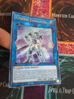 Yugioh Cyberse Enchanter DUPO-EN014 Ultra Rare 1st Edition Near Mint - Image 2