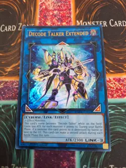 Yugioh Decode Talker Extended DUDE-EN024 Ultra Rare 1st Edition Near Mint - Image 1