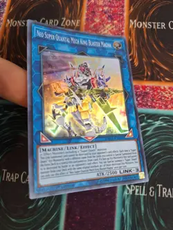 Yugioh Neo Super Quantal Mech King Blaster Magna DANE-EN046 Super Rare 1st Ed NM - Image 2