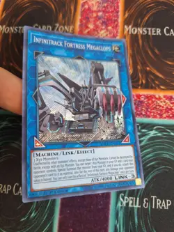 Yugioh Infinitrack Fortress Megaclops INCH-EN011 Secret Rare 1st Edition NM - Image 2