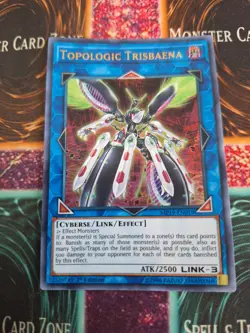 Yugioh Topologic Trisbaena MP19-EN019 Ultra Rare 1st Edition Near Mint - Image 1