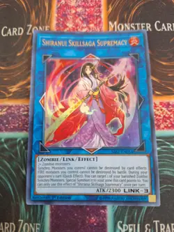 Yugioh Shiranui Skillsaga Supremacy SAST-EN054 Ultra Rare 1st Edition Near Mint - Image 1