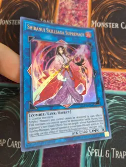 Yugioh Shiranui Skillsaga Supremacy SAST-EN054 Ultra Rare 1st Edition Near Mint - Image 2