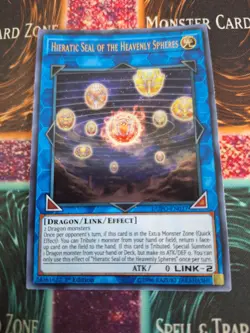 Yugioh Hieratic Seal of the Heavenly Spheres DUPO-EN027 Ultra 1st Edition NM - Image 1