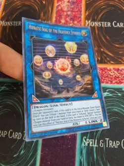 Yugioh Hieratic Seal of the Heavenly Spheres DUPO-EN027 Ultra 1st Edition NM - Image 2