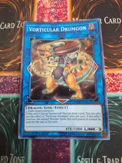 Yugioh Vorticular Drumgon CYHO-EN041 Super Rare 1st Edition Near Mint - Image 1