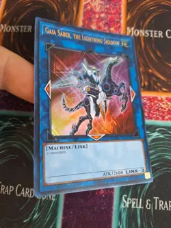 Yugioh Gaia Saber, the Lightning Shadow DUDE-EN022 Ultra Rare 1st Edition NM - Image 2