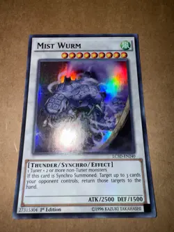 Yugioh Mist Wurm LC5D-EN240 Ultra Rare 1st Edition LP - Image 1