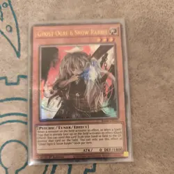 Yugioh Ghost Ogre & Snow Rabbit RA04-EN015 Quarter Century Secret Rare - Image 1