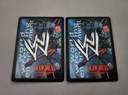 WWE Raw Deal IT'S US vs THEM MATT HARDY ULTIMATE SURVIVOR 2 CARD LOT NWO - Image 2