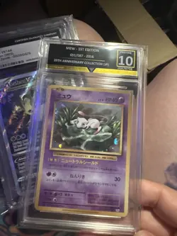 Get Graded Pristine 10 Mew Holo XY 20th CP6 Secret Rare Pokemon Card 051/087 - Image 1