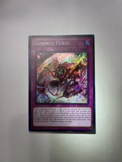 YuGiOh Dominus Purge Trap Card / INFO-EN078 / Secret Rare / 1st Edition - Image 3