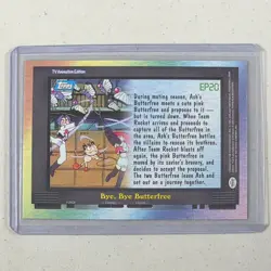 Pokemon Card Topps Blue Logo TV Animation EP20 Bye, Bye Butterfree Silver Foil - Image 3