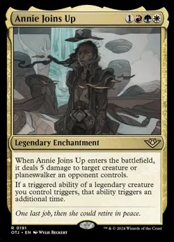 MTG Annie Joins Up Outlaws of Thunder Junction #0191 FOIL - Image 1