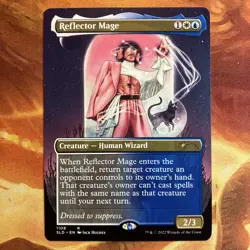 MTG Borderless Reflector Mage Secret Lair If Looks Could Kill NM Rare!! - Image 1