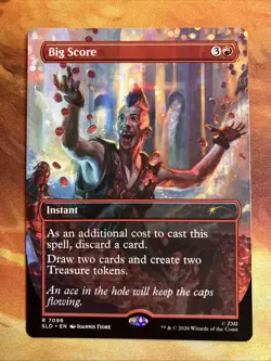 MTG Borderless Big Score (7096) Secret Lair: Fallout®: Welcome to New Vegas!! - Image 1