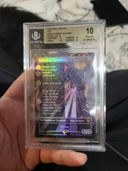 Final Fantasy Mtg Summon Bahamut Foil Bgs 10 - Image 1