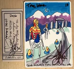 MTG ARTIST PROOF WB Italian Urzas Avenger AP Time Walk Sketch Art Amy WEBER - Image 1