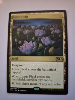 1x Lotus Field 249 R Core Set 2020 MTG NM x1 - Image 1