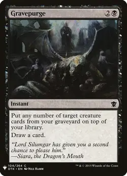 MTG Gravepurge ** The List ** English - Image 1