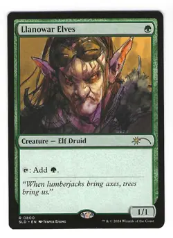 MTG - Secret Lair - LLANOWAR ELVES - R SLD 0800 - Magic the Gathering - Image 1