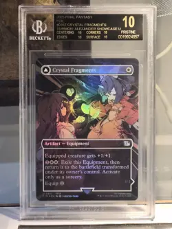 Crystal Fragments Magic The Gathering Final Fantasy 0357 BGS BLACK 10 POP 1 🔥 - Image 1