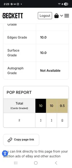 Crystal Fragments Magic The Gathering Final Fantasy 0357 BGS BLACK 10 POP 1 🔥 - Image 3