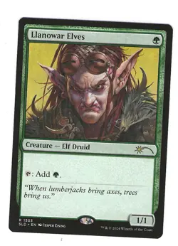 MTG - Secret Lair - LLANOWAR ELVES - R SLD 1553 - Magic the Gathering - Image 1