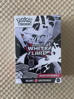 Pokemon Scarlet & Violet White Flare Booster Bundle Box 6 Packs English 2025 - Image 1
