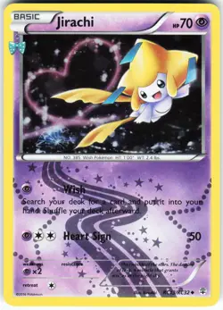 Jirachi RC13/RC32 Pokemon Generations: Radiant Collection Holo Uncommon VLP - Image 1