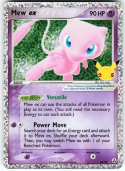 Mew ex 88/92 Pokemon Celebrations: Classic Collection Holo Classic Collection NM - Image 1