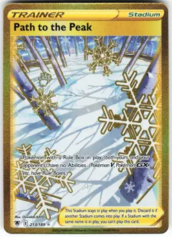 Path to the Peak (Secret) 213/189 Pokemon SWSH10: Astral Radiance Holo Secret Ra - Image 1