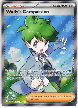 Wally's Compassion - 176/132 Pokemon ME01: Mega Evolution Holo Ultra Rare NM - Image 1