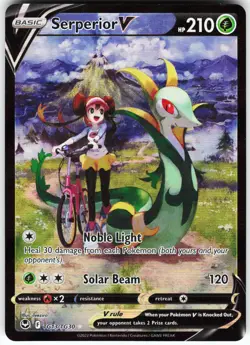 Serperior V TG13/TG30 Pokemon SWSH12: Silver Tempest Trainer Gallery Holo Ultra - Image 1