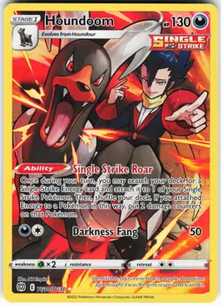Houndoom TG10/TG30 Pokemon SWSH09: Brilliant Stars Trainer Gallery Holo Ultra Ra - Image 1