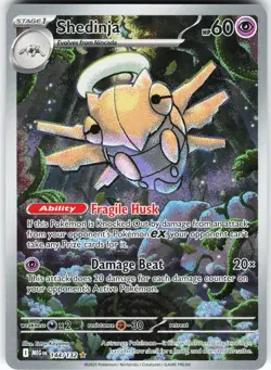 Shedinja - 144/132 Pokemon ME01: Mega Evolution Holo Illustration Rare NM - Image 1