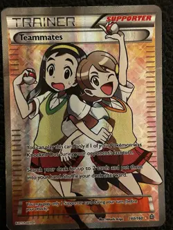 Pokemon Teammates 160/160 Trainer Supporter Holo x2 2015 English Pokemon TCG - Image 2
