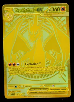 Pokemon MEGA CHARIZARD Y EX 294/217 - Ascended Heroes SECRET RARE - Pack Fresh! - Image 1