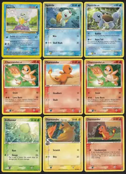 Pokemon Vintage Starter Bundle x66 Cards No Duplicates Charmander Squirtle - Image 1