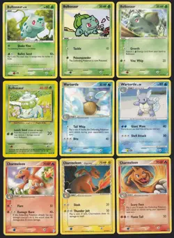 Pokemon Vintage Starter Bundle x66 Cards No Duplicates Charmander Squirtle - Image 3