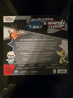 Pokemon TCG Black Bolt And White Flare S&V Unova Poster Collection Box Sealed - Image 2